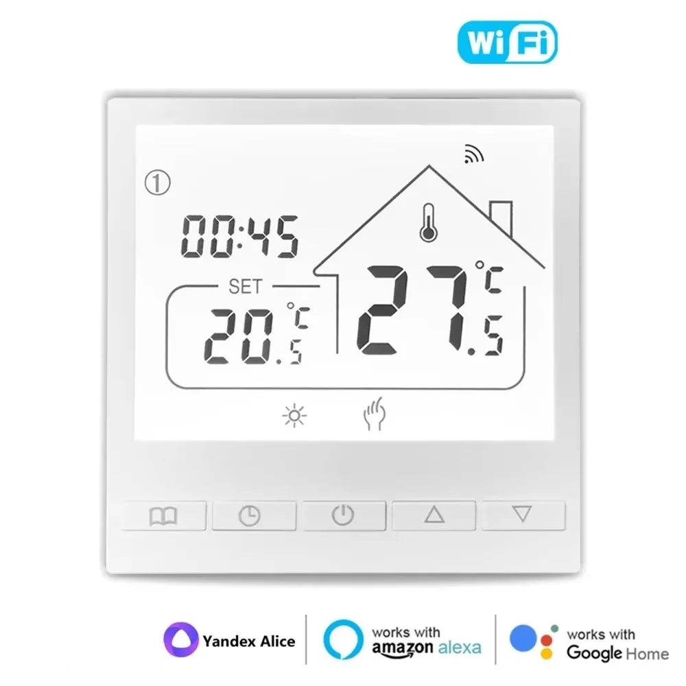 

Smart WiFi Thermostat Water/Gas Boiler Electric Floor Water Heating Temperature Controller for Tuya Google Alexa Yandex Alice