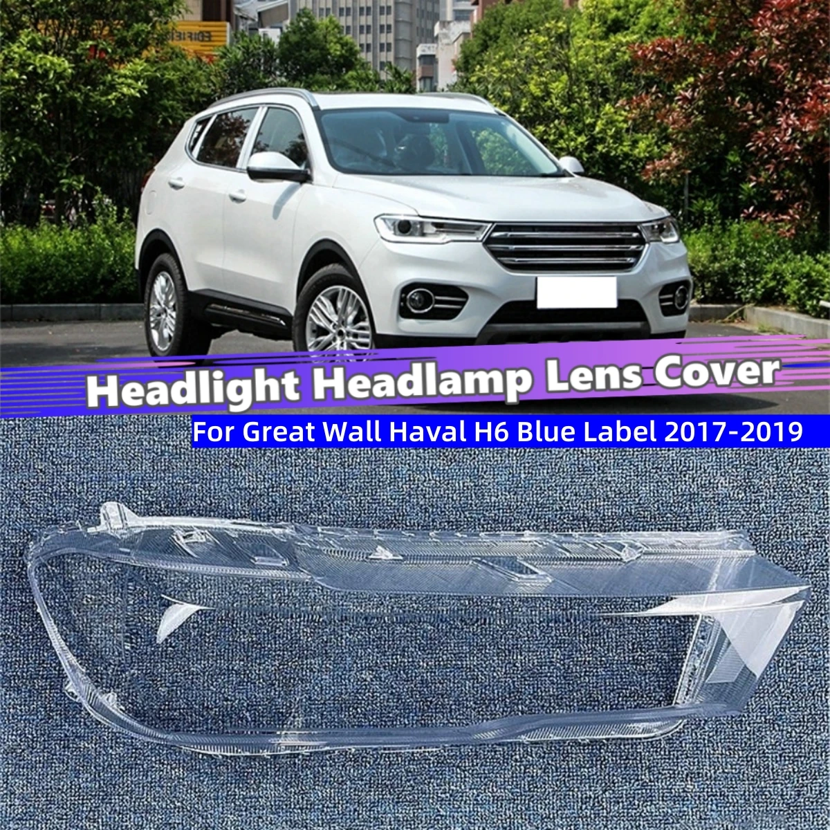 

For Great Wall Haval H6 Blue Label 2017 2018 2019 Car Accessories For Cars Transparent Housing Car Lights Shell Lampshade Cover