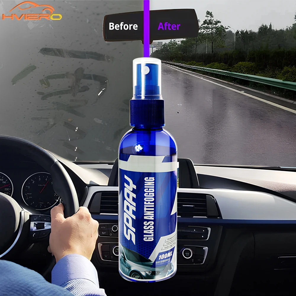 

100ml Car Window Sight clearness Coating Spray Glass Cleaner Waterproof Rainproof Anti-Fog Agent Water Repellent Auto Accessorie