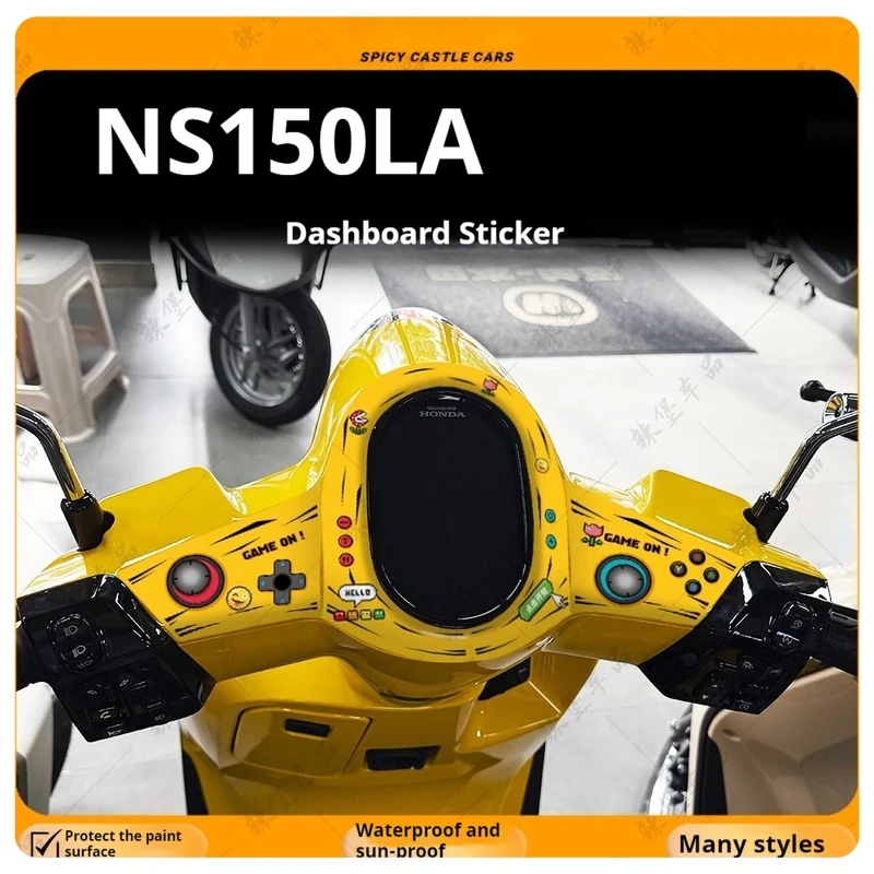 

Декоративные наклейки для 25 моделей H NS150LA, приборная панель, цветочный дизайн, защитная пленка от царапин, модификация, аксессуары