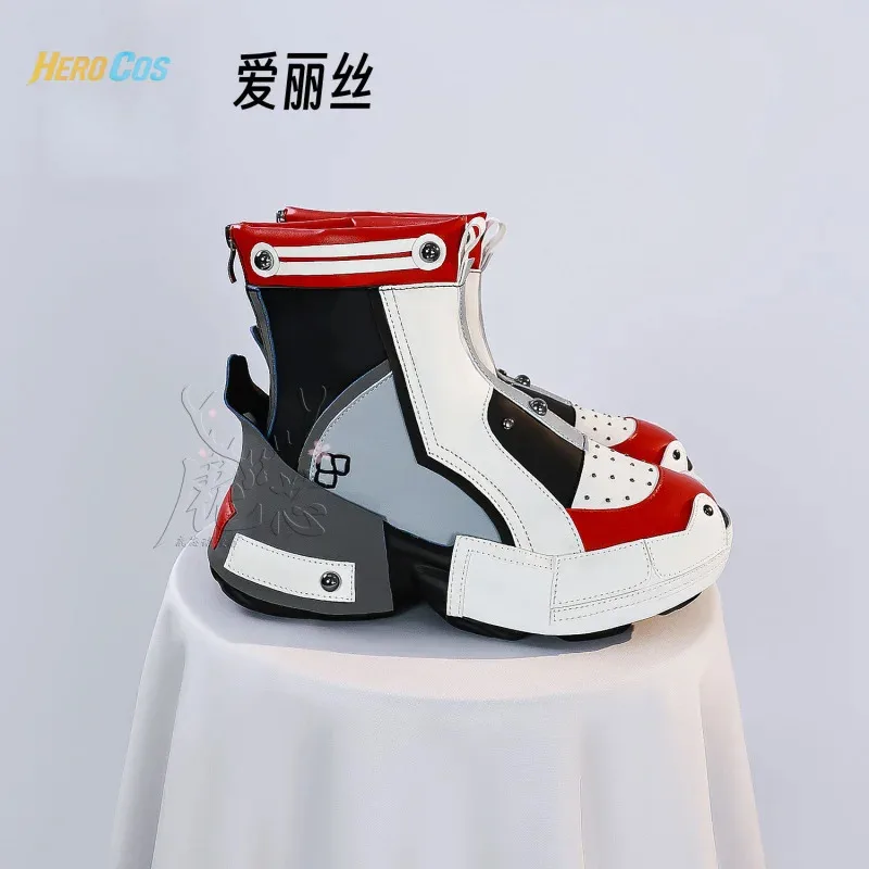 

asdh8@Game Zenless Zone Zero Alice Thymefield Cosplay Shoes Anime Character Halloween Carnival Party Prop HERO CosCOSda@