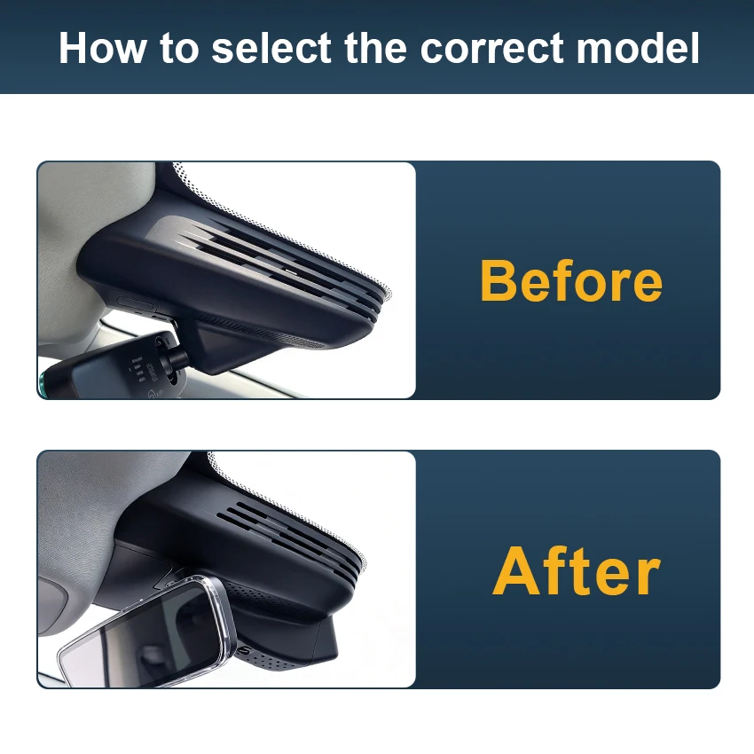 Car Video Recorder Night Vision UHD 4K 2160P Car DVR Dash Cam Camera for Mercedes Benz Smart #1 2022-2026, Plug and Play Dashcam