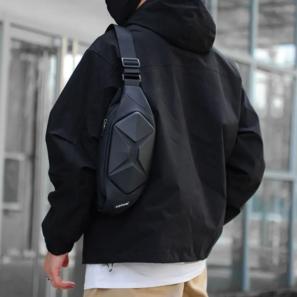 Leisure Waterproof Men's Chest Bag Handbag Large Capacity Sports Shoulder Bag Durable Casual Crossbody Bag Travel