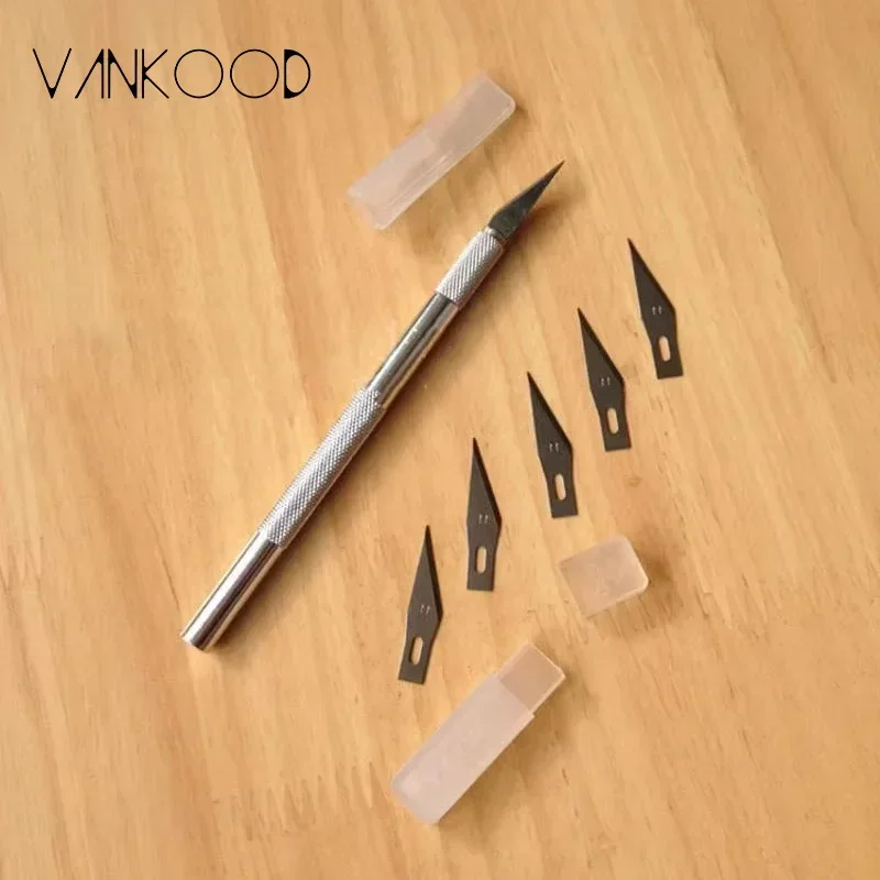 1 Set Stainless Steel Silver Carver Penknife Soft Making Puppet Pottery DIY Accessories Clay Sculpture Tool