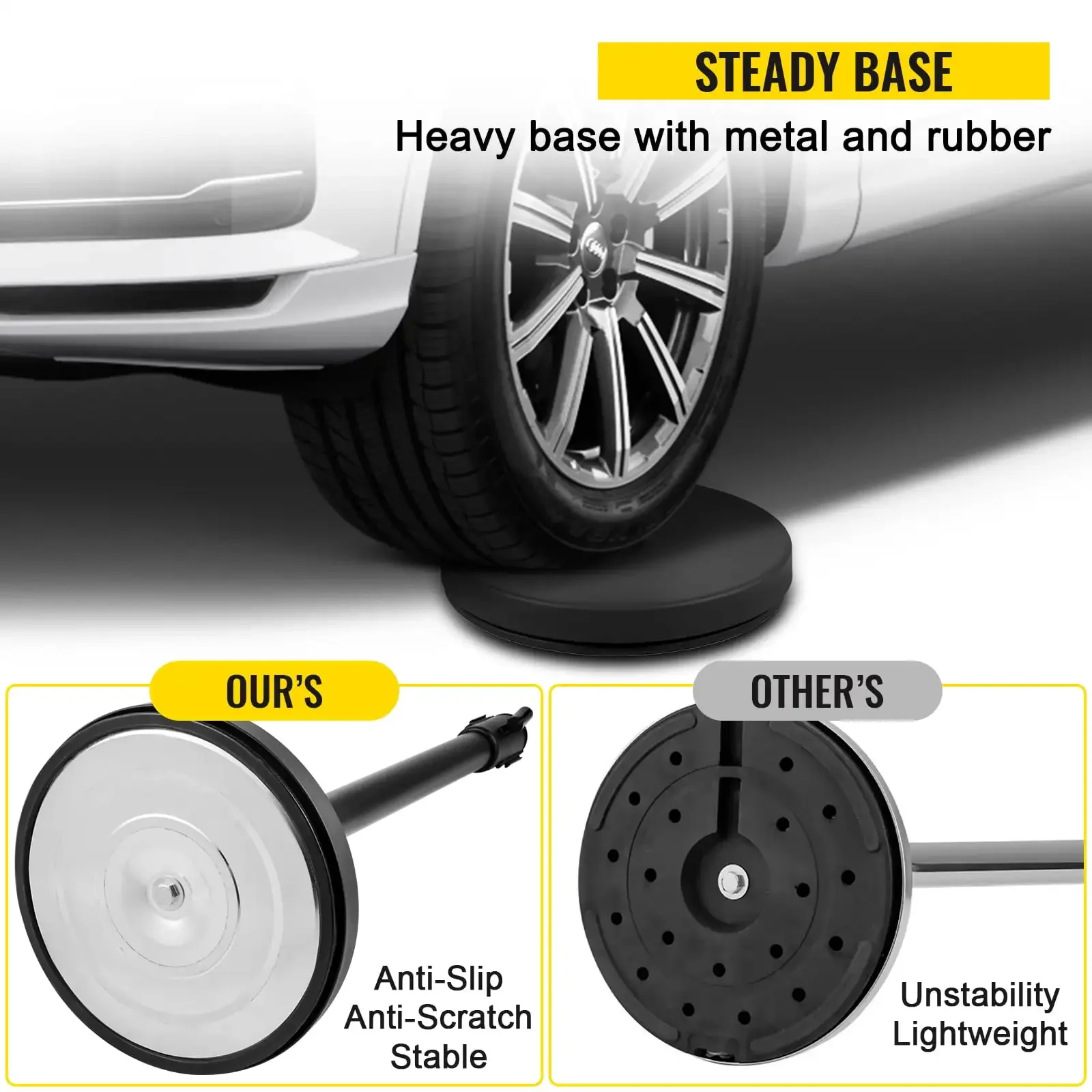 群衆制御スタンション、6 個セットスタンションセット、5 フィート/1.5 メートルの黒いベルベットロープ付きスタンションセット