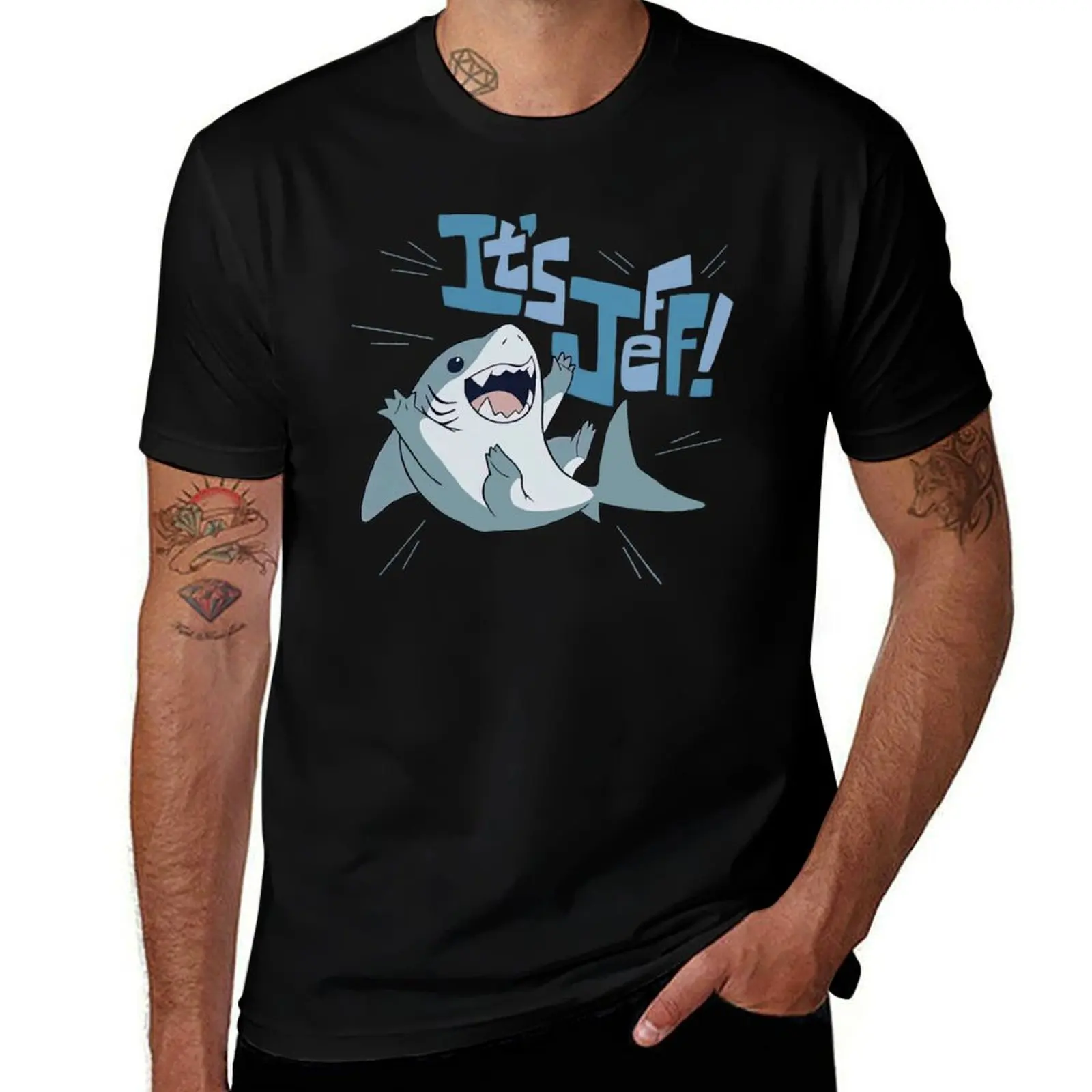 

It’s Jeff The Landshark T-Shirt t shirts for man cotton man t shirt luxury