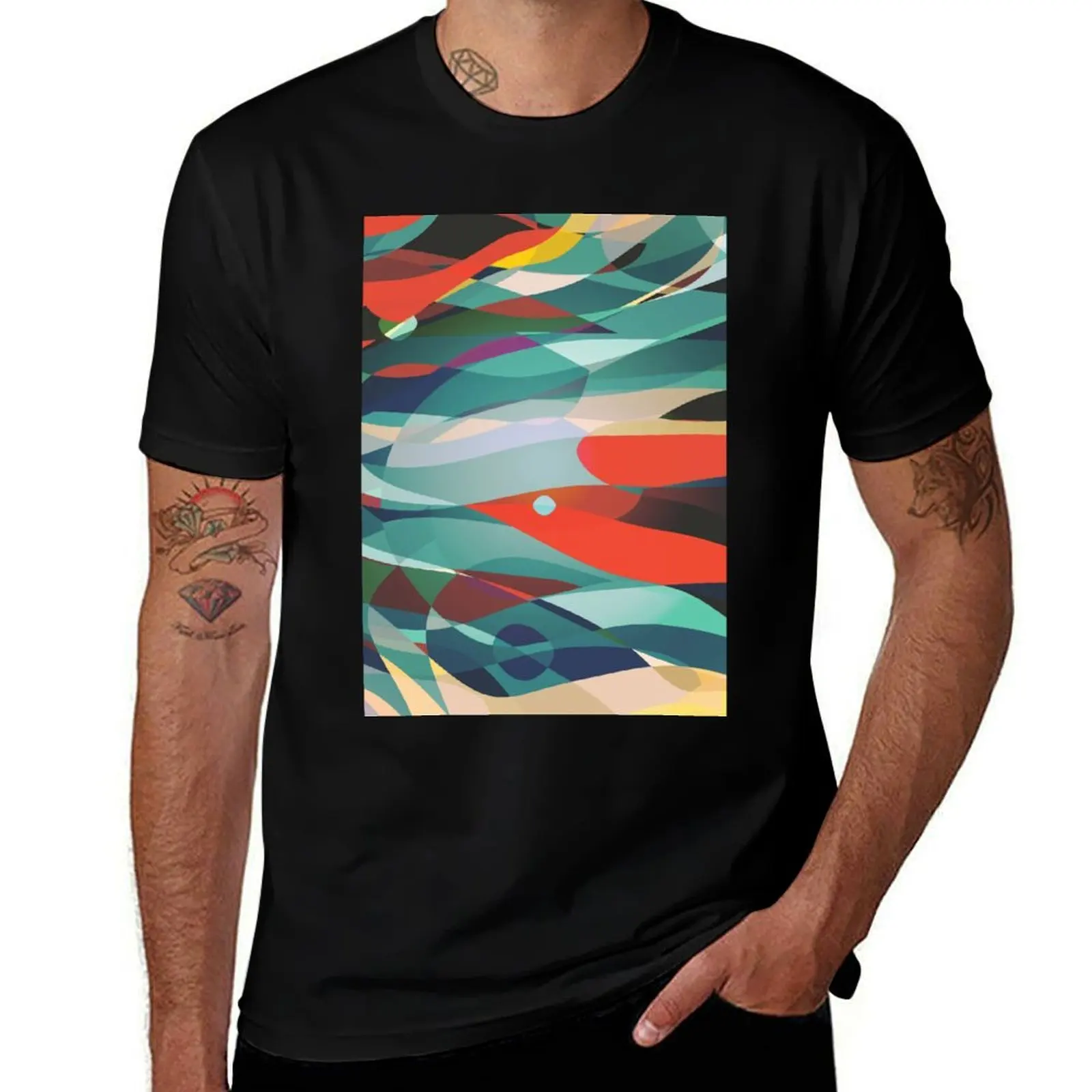 Red Bird T-Shirt Casual Fashion Print Tee Top T-Shirt