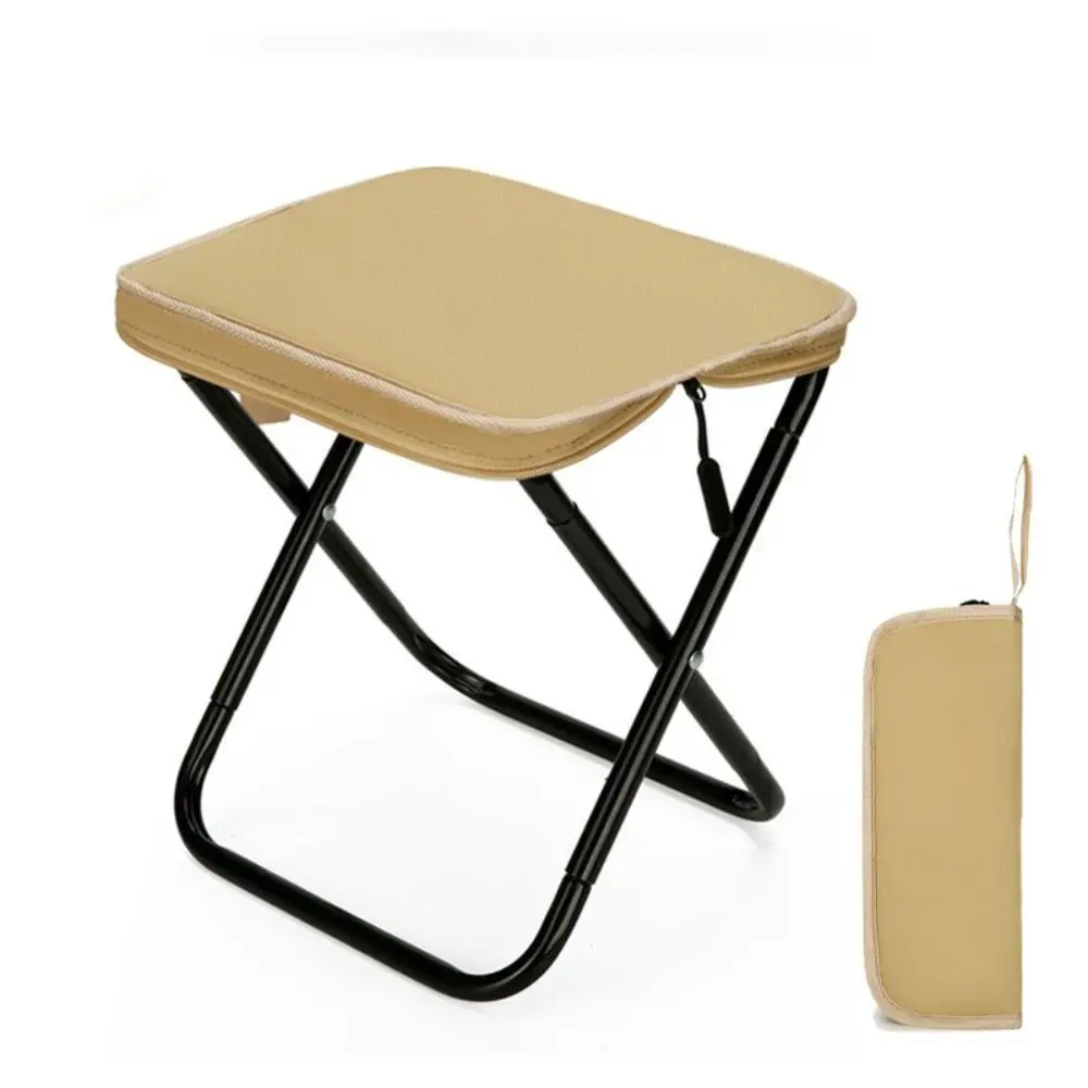 

Ultra Light Camping Folding Chair Handbag style Super Load-Bearing Fishing Stool Wear-resistant Folding Stool Riding