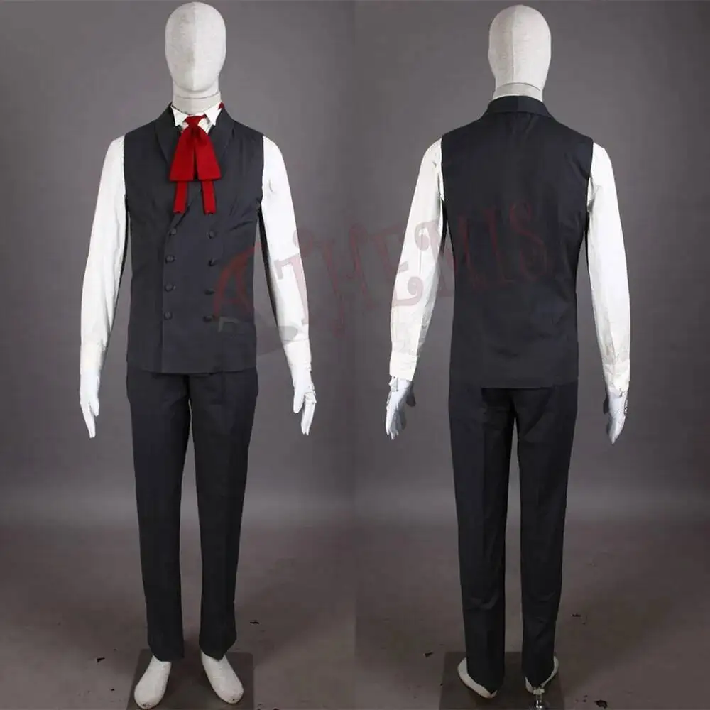 New Vampireng Hunter Cosplay Hellsing Alucardes Cosplay Costumes Coat Hat Wig To Choose For Game Party Halloween Custom Made - view 5