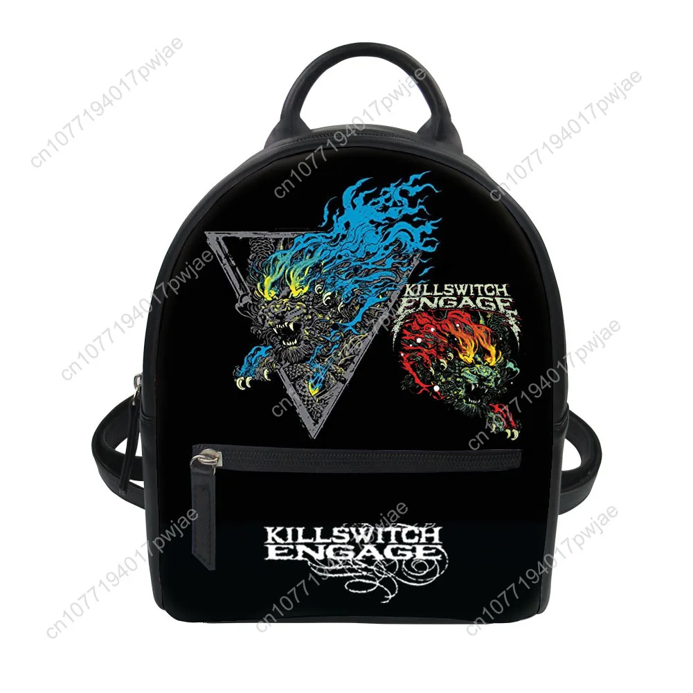 Killswitchs Engages Band Custom Mini Small Backpack Purse Carter Schoolbags Double Shoulder Bag Mini Daypack Leather Travel Bag