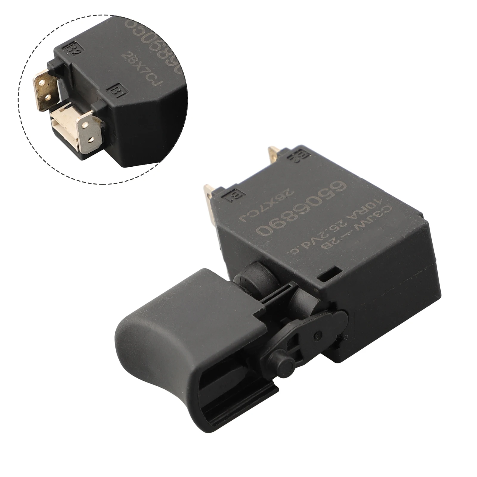 1ชิ้นสวิตช์ทริกเกอร์143975-1 650689-0 6506890ทริกเกอร์สำหรับ C3JW-2B DTD153 DTD154สวิตช์ DTW180อุปกรณ์เครื่องมือไฟฟ้า