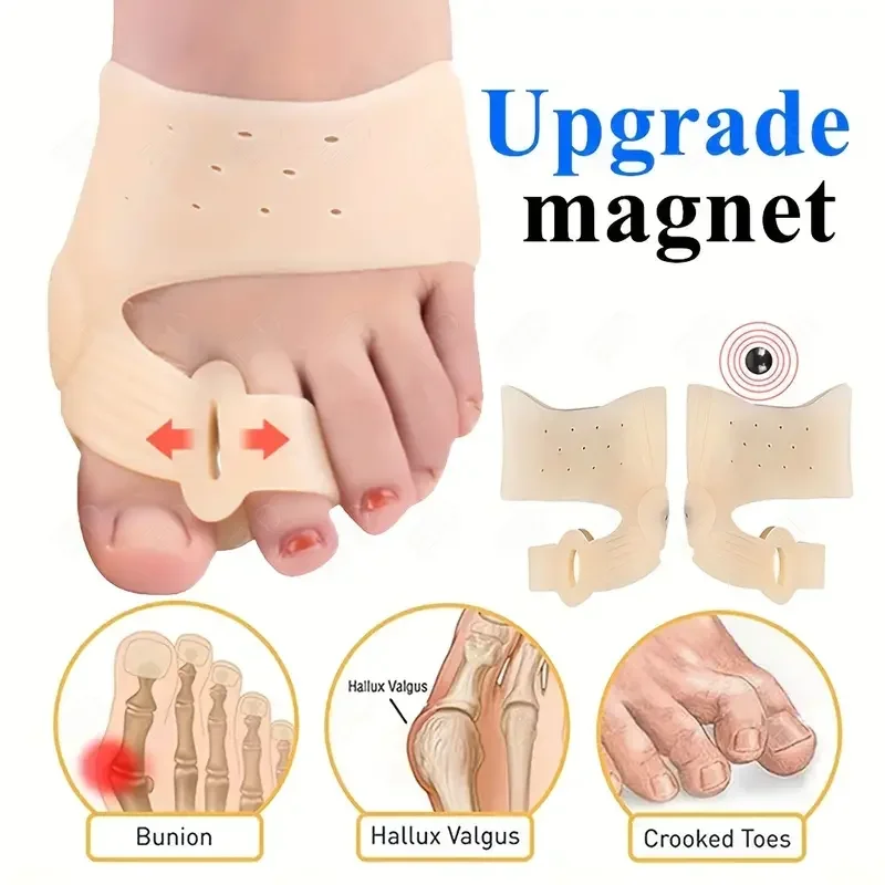 

1 Pair of Silicone Bunion Adjusters - Soft and Comfortable Relief for Foot Pain, Perfect for Night and Home Use