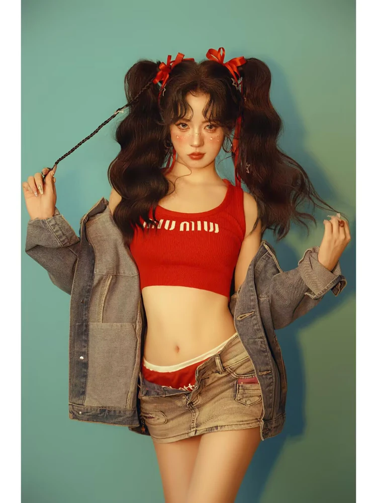 

Новый модный американский ретро-костюм для фотосессий в стиле «Сексуальная и стильная девушка» для фотостудий, 2026 год