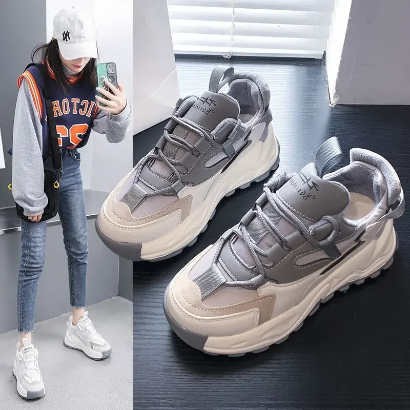 New Women Chunky Shoes Platform Old Daddy Sneakers Woman Casual Shoes for Women Wygodne buty damskie Zapatillas Mujer