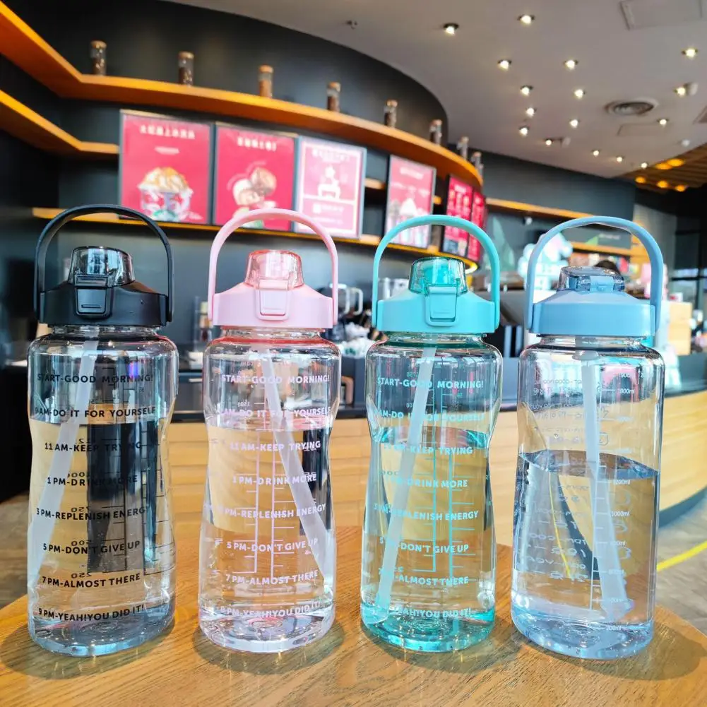 2000ml Water Cup  Tasteless   Drink Bottle Gradient Appearance Drink Bottle