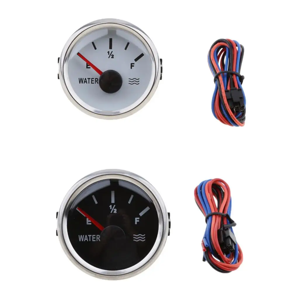 Marine Water Level 0-190ohms/ Meter/ Indicator with Backlight, Boat Water Liquid Level , 2Colors