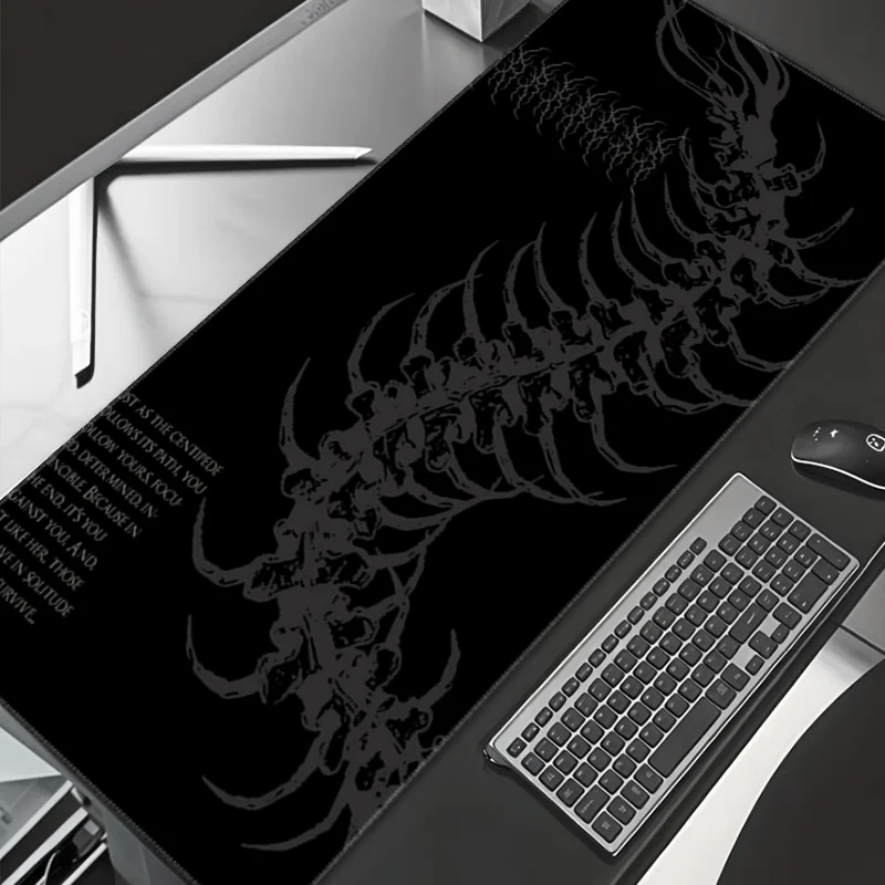 

XXL Dark Gothic Centipede Gaming Mouse Pad with Spine Ribs Large Mouse Mat Desk Mat for Office Keyboard Mouse Pads for Desk