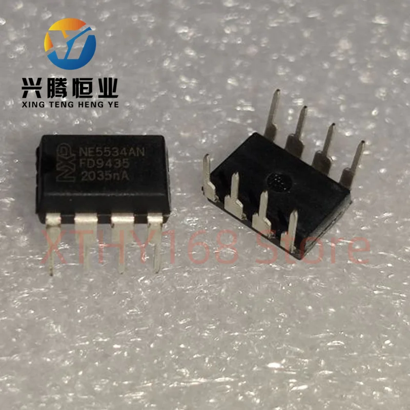 10PCS/lot New OriginaI NE5534AN NE5534ANG or NE5534N NE5534NG NE5534 DIP-8 Low noise op amp