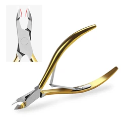 6mm Blade Fingernail Toenail Cuticle Nipper Trimming Stainless Steel Nail Clipper Cutter Cuticle Scissors Plier Manicure Tools