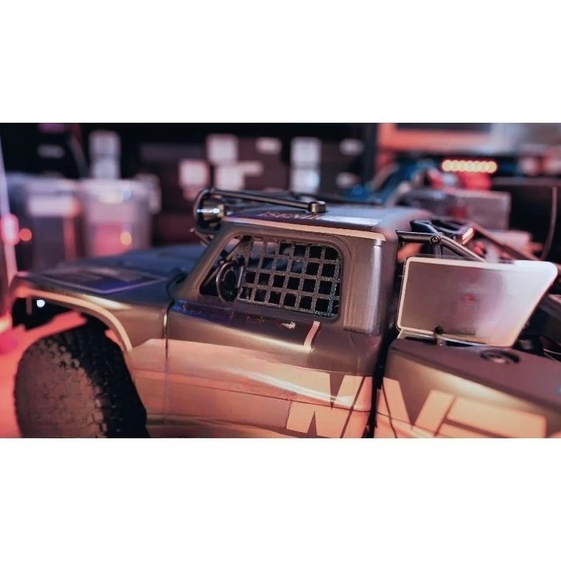 TPU Side Window Mesh for Losi Baja Rey 2.0 1/10 Scale RC 4WD Desert Short Course Truck, 3D Printed Decor Net, Easy Install