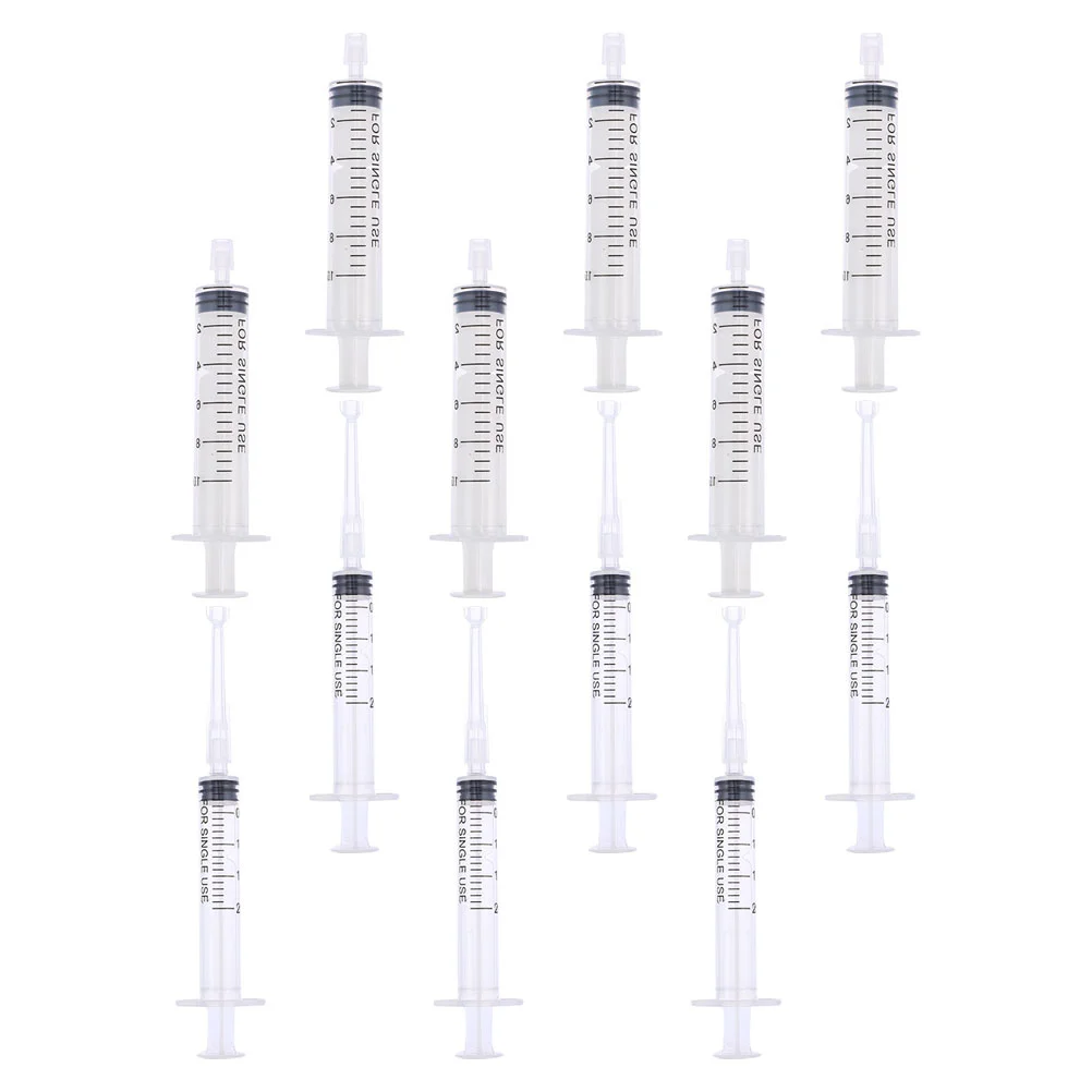 

12pcs Plastic Sealed Syringe Perfume Dispenser Transferring Liquids Syringe Perfume Bottle Syringe Scale Syringe