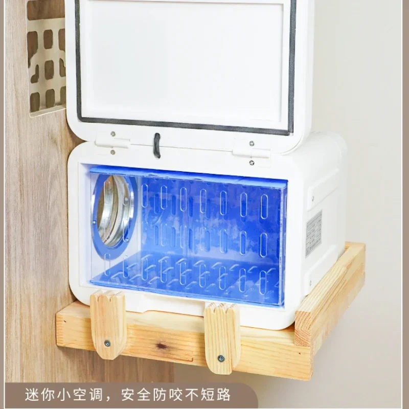 

Chinchilla cabinet cage external electronic ice nest mini small air conditioner energy saving and anti-bite summer warm