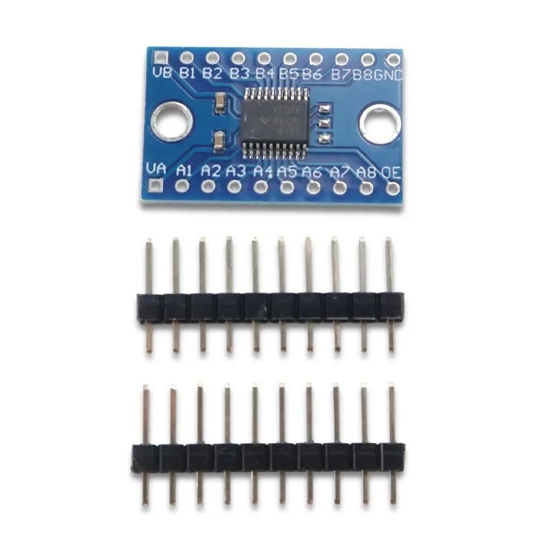 TXS0108E Module 8 Channel Logic Level Converter Bi-Directional High Speed Full Duplex Shifter 3.3V 5V for Arduino Raspberry Pi