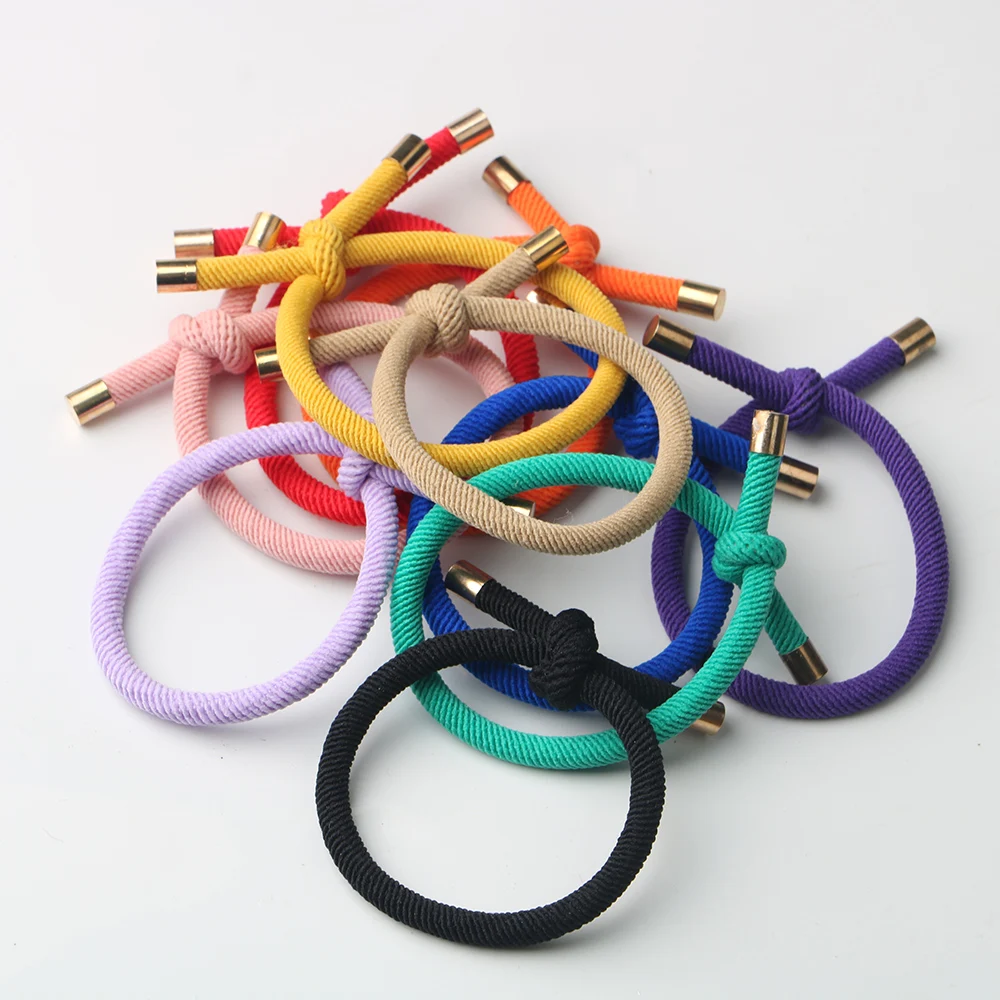 

Elastic Hair Rubber Bands Hair Tie Elastics Knotted Hair Ties Ponytail Holders for Women for Women Girls