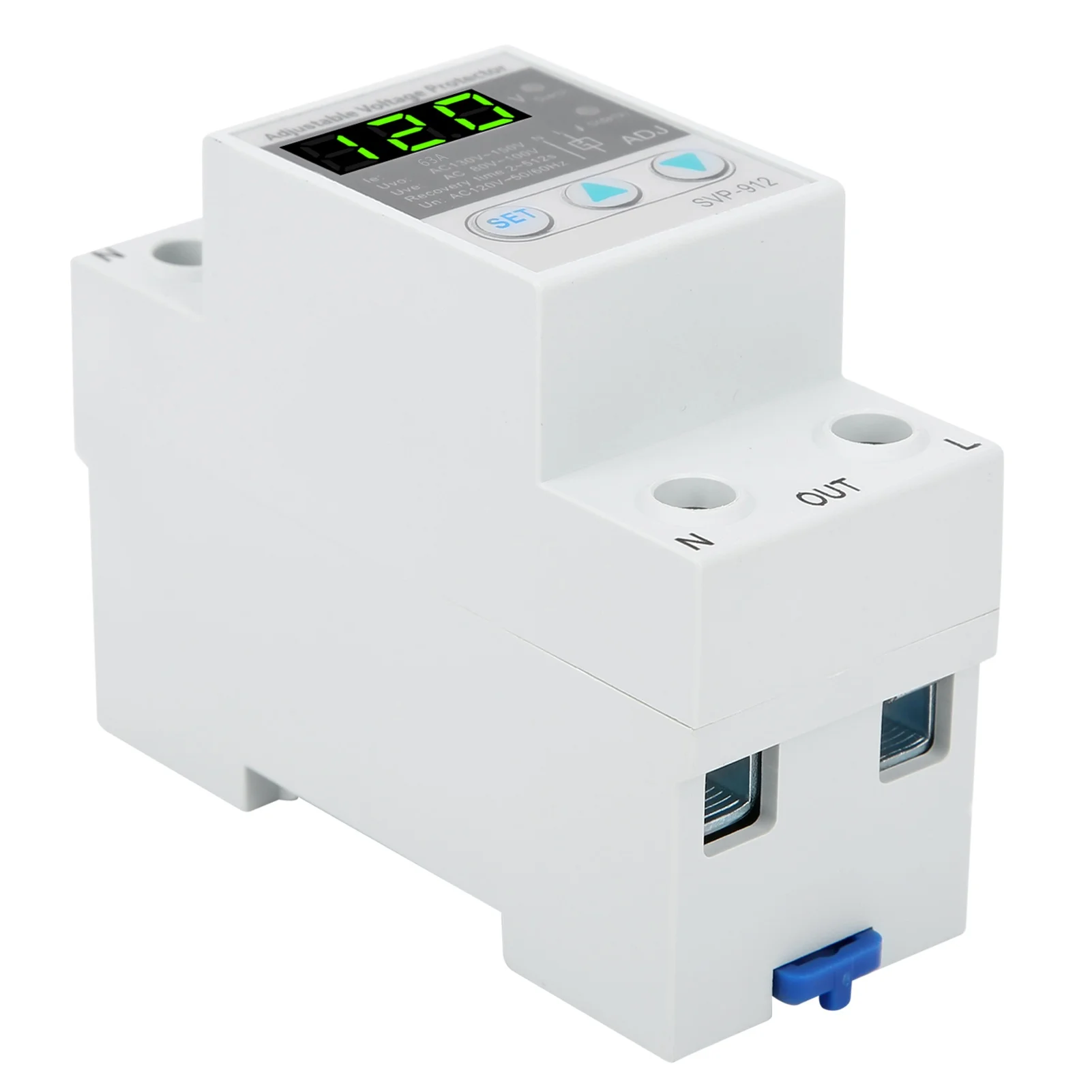 SVP912 120VAC Adjustable SelfRecovery Under Voltage Automatic Reset Protection Switch(63A )