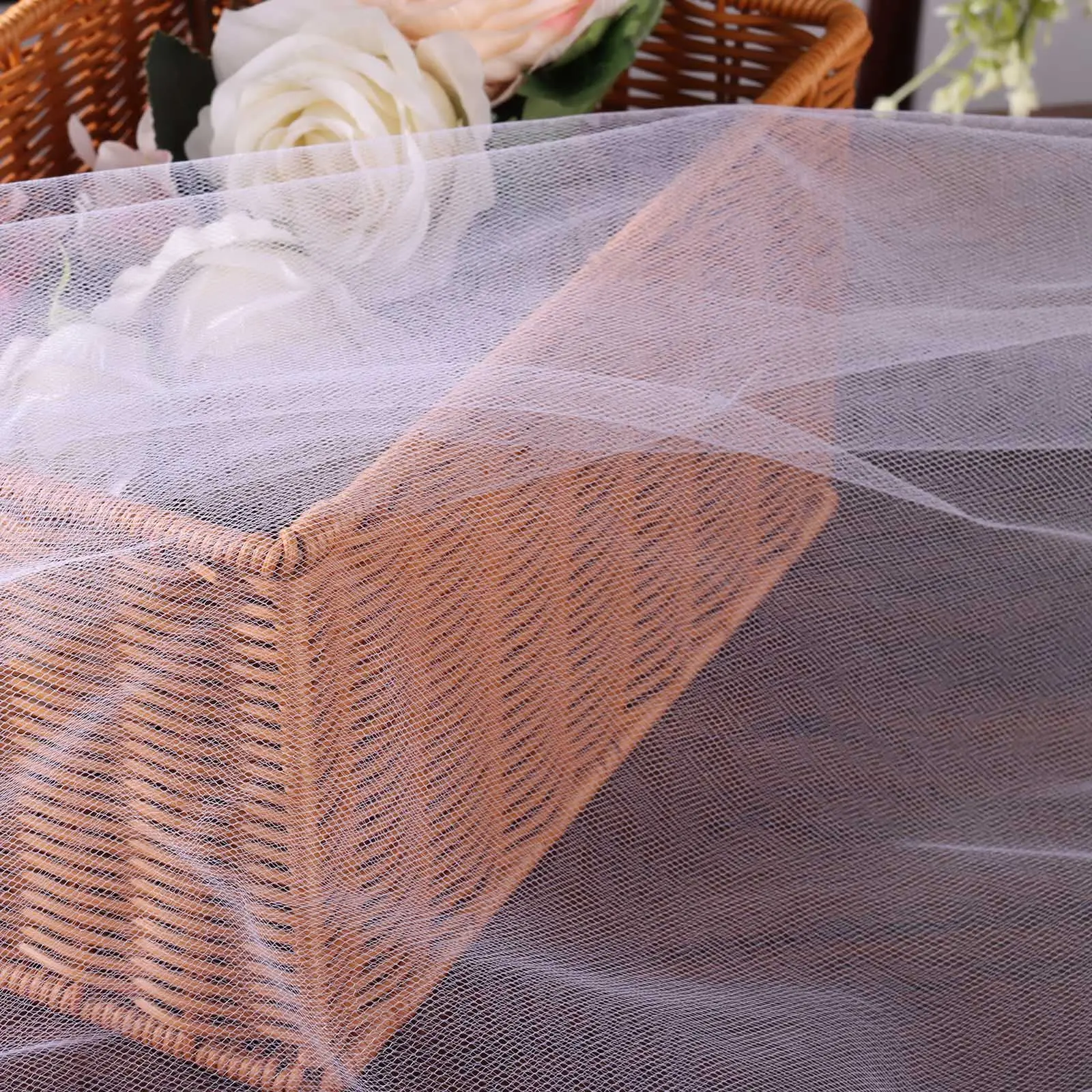 1.6m x 18m Tulle Rolls Bolt for Wedding Birthday Party Decoration Tutu Table Skirt Tulle Fabric Spool Wrapping Ribbon DIY Crafts