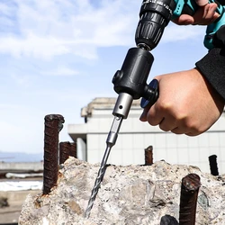 Portable Electric Drill To Electric Hammer Adapter Converter Multifunction Electric Drill Power Tool Accessories Conversion Head