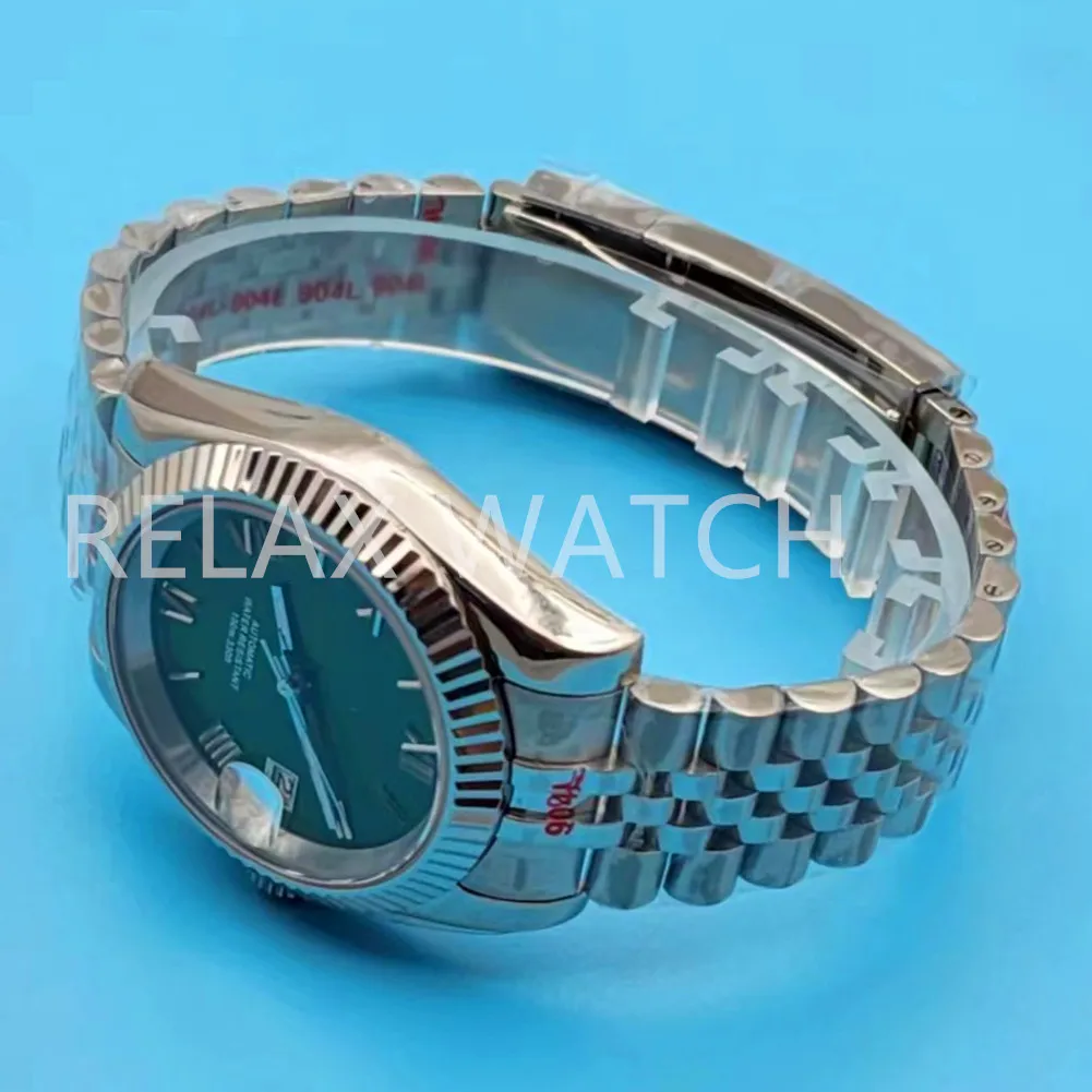 36mm 39mm Sapphire Glass Log Style Stainless Steel Watch Japanese Nh35 Automatic Mechanical Movement T