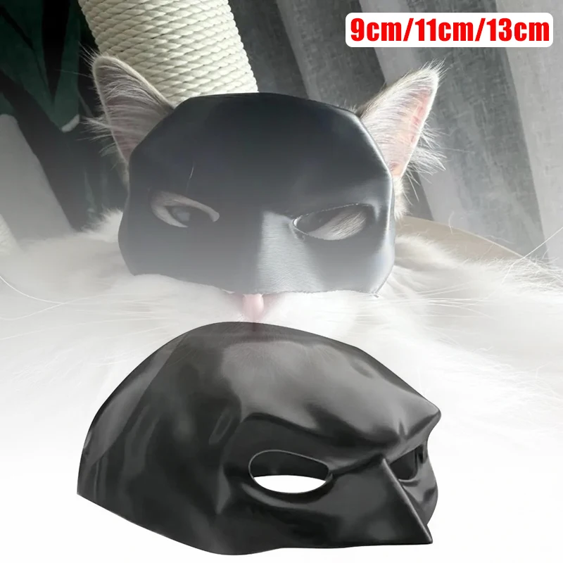 Black Bat Cat Avenger Mask Creative Bats Mask Cool Superhero Pet Toys For Cats And Dogs Make-up Mask Party Supplies