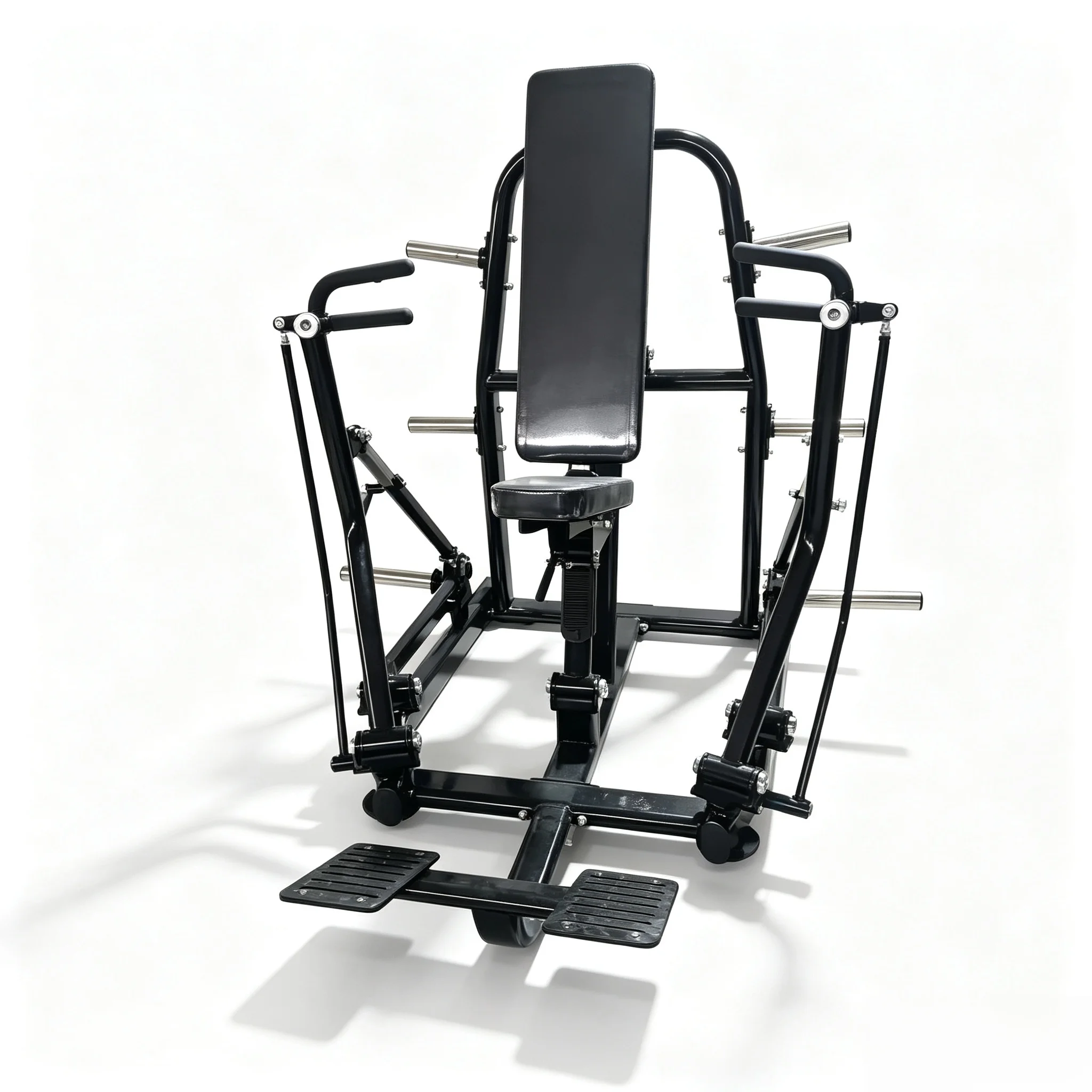 Chinese Manufacturer Commercial Steel Fitness Equipment Flat Incline Bench Press Trainer Safety Features for Strength Training