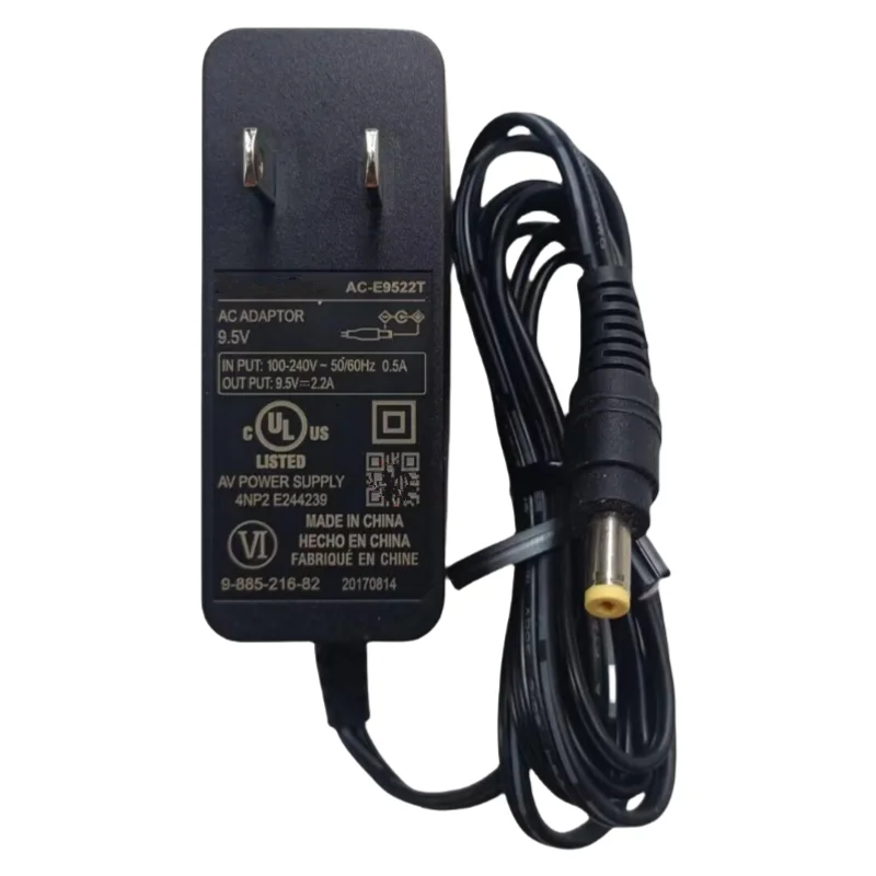 Genuine AC-E9522T AC Adapter Power Charger for Sony SRS XB40 SRS-XB40 Bluetooth Speaker AC-E9522 Power Supply 9.5V 2.2A US Plug