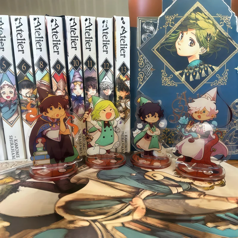 Witch Hat Atelier Acrylic Stand Coco Agott Arklaum Olruggio Anime Peripheral Cosplay Accessory Custom Festival Collectible Gift