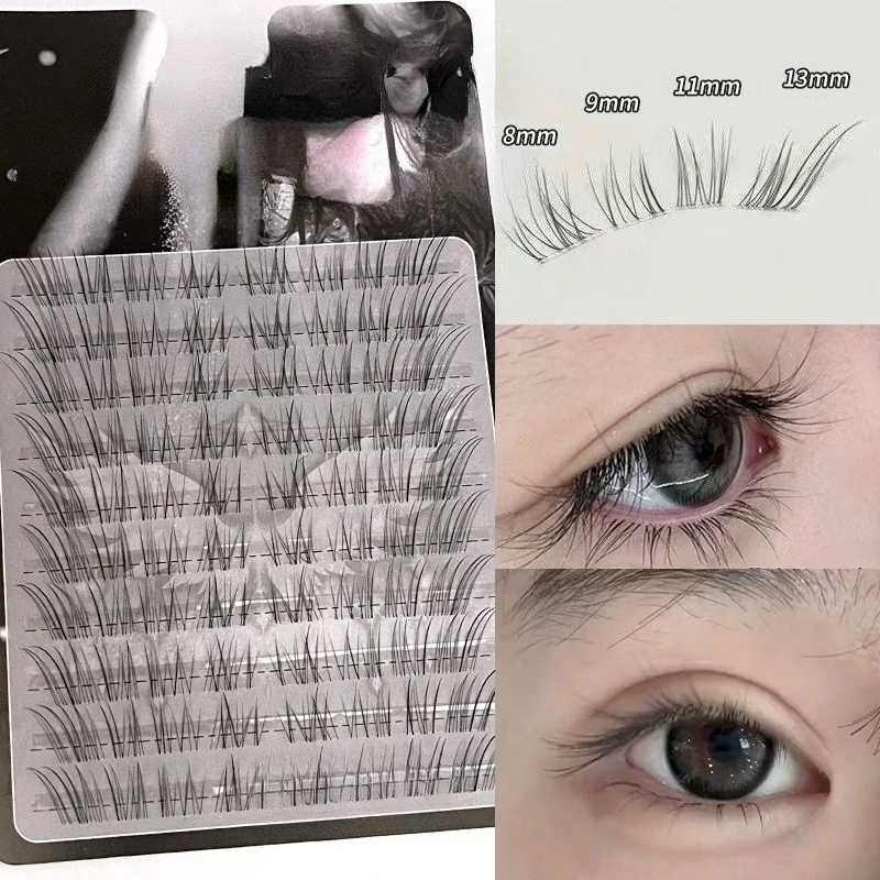 

10 Rows Cold Feeling Fox Series False Eyelashes Natural Ultra-fine and Soft Fake Eyelash Single Cluster Lashes DIY Makeup Tools