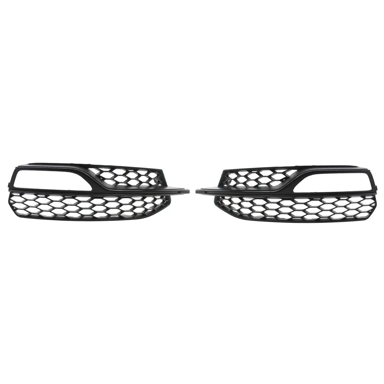 

2pcs Honeycomb Front Fog Light Grilles Cover for Audi A3 S-Line 14-16