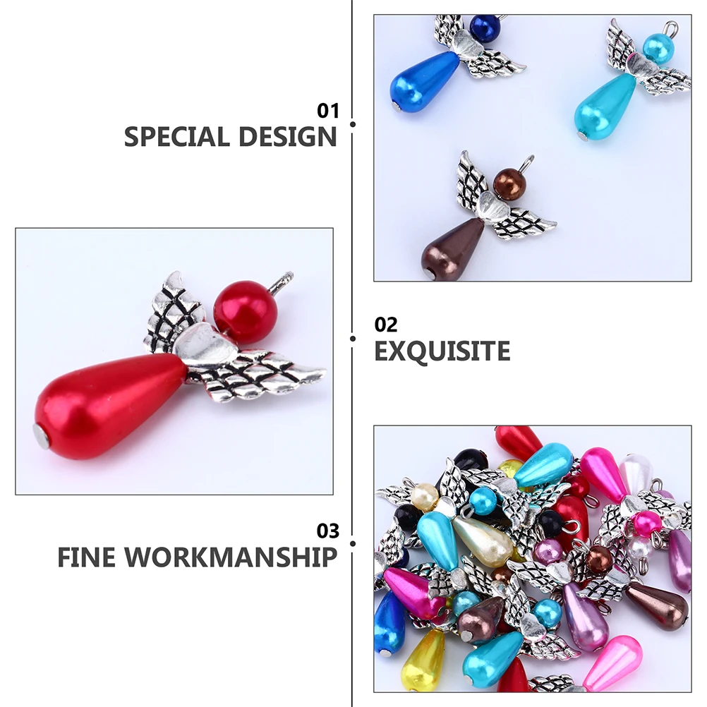 

15pcs Alloy Diy Pendant Wing Shaped Jewelry Making Accessory Keychain Charms Crafts Material Delicate Unique Decor Fine Texture