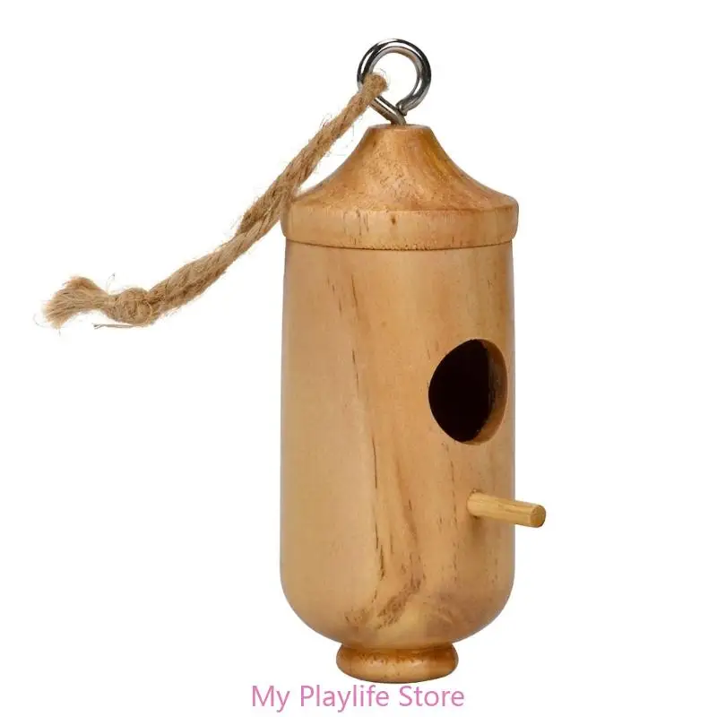 

Parrots Natural Wood Birds Nest Garden Ornament Outdoor Hanging Birdhouse for Hamster Guinea Pigs Birds Houses Habitats