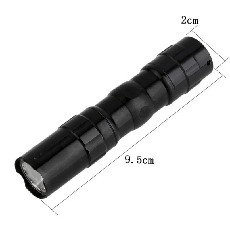 Portable Waterproof Mini LED Flashlights Aluminium Small Electric Torch High Power Light For Night Fishing