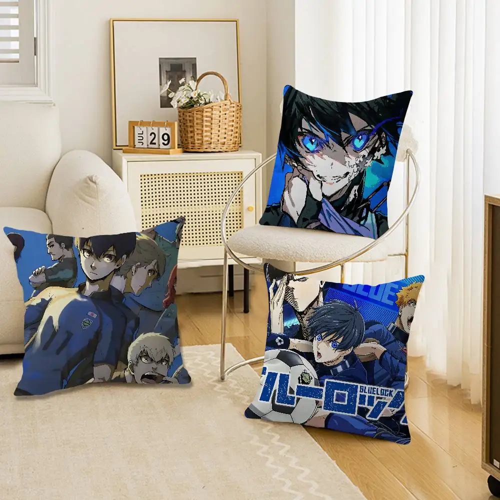 BLUE LOCK Anime pillow cover sofa cushion cover home room decoration children gift