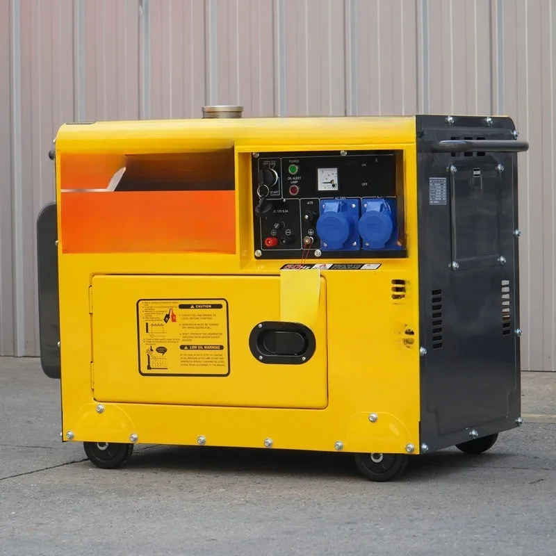 Small household single/three-phase 5/8/10 kw generator 220V/380V generator set