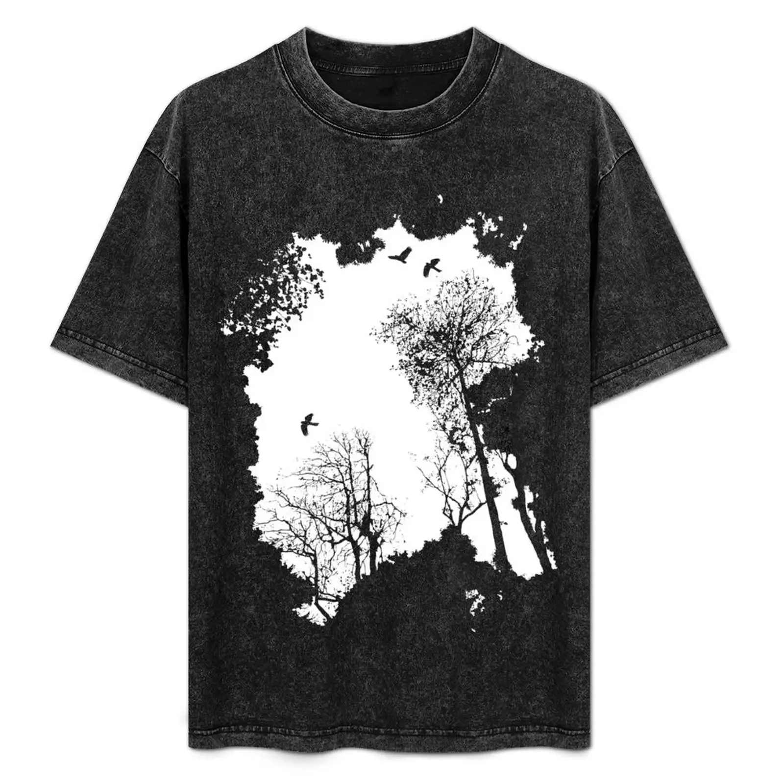 

In the Forest - white option T-Shirt tops quick drying Funny t-shirts vintage graphic tee shirts graphic tee men