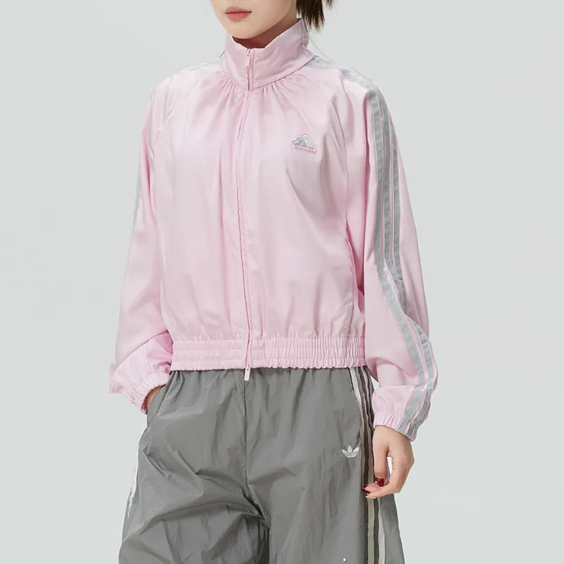 Adidas Woven Elastic Cuff Windbreaker Spring Jogging Pocket Lightweight Sports Outer CoatKS0038 1PCS