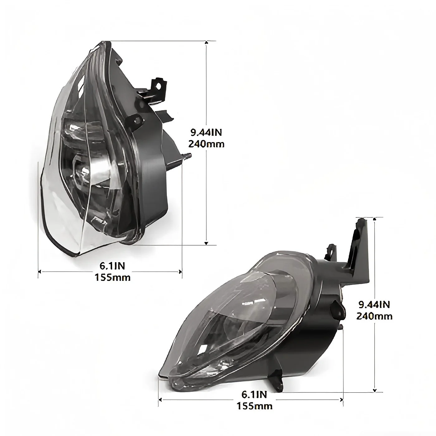 For S1000RR Motorcycle Headlight Modified 12V 60W 6000 lm 6500K