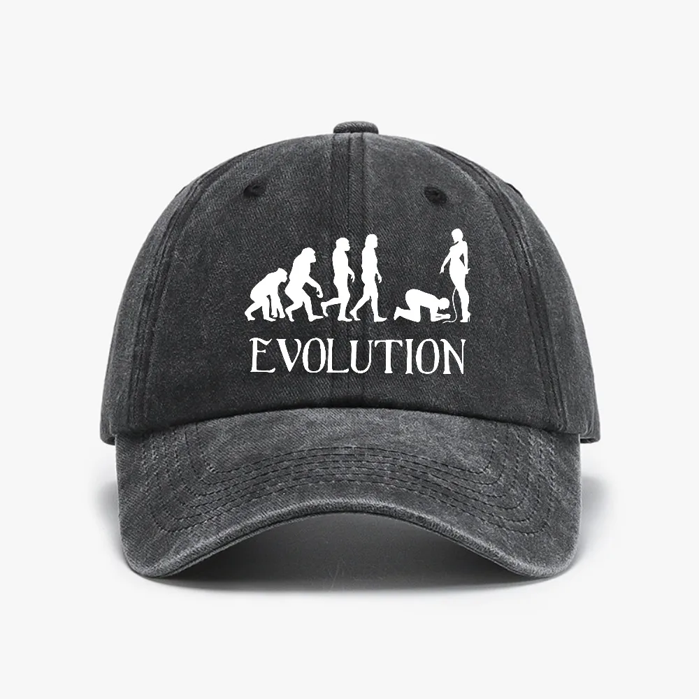 

Evolution angel Adjustable Solid Color Baseball Cap Men Women Sun Protection Casual and Versatile Hat