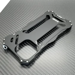 Metal Armor For iphone 16 Pro Max Case 15 Plus 14 13 12 Hard Cover Aluminum Alloy Protective Coque Anti-Scratch Funda Shell