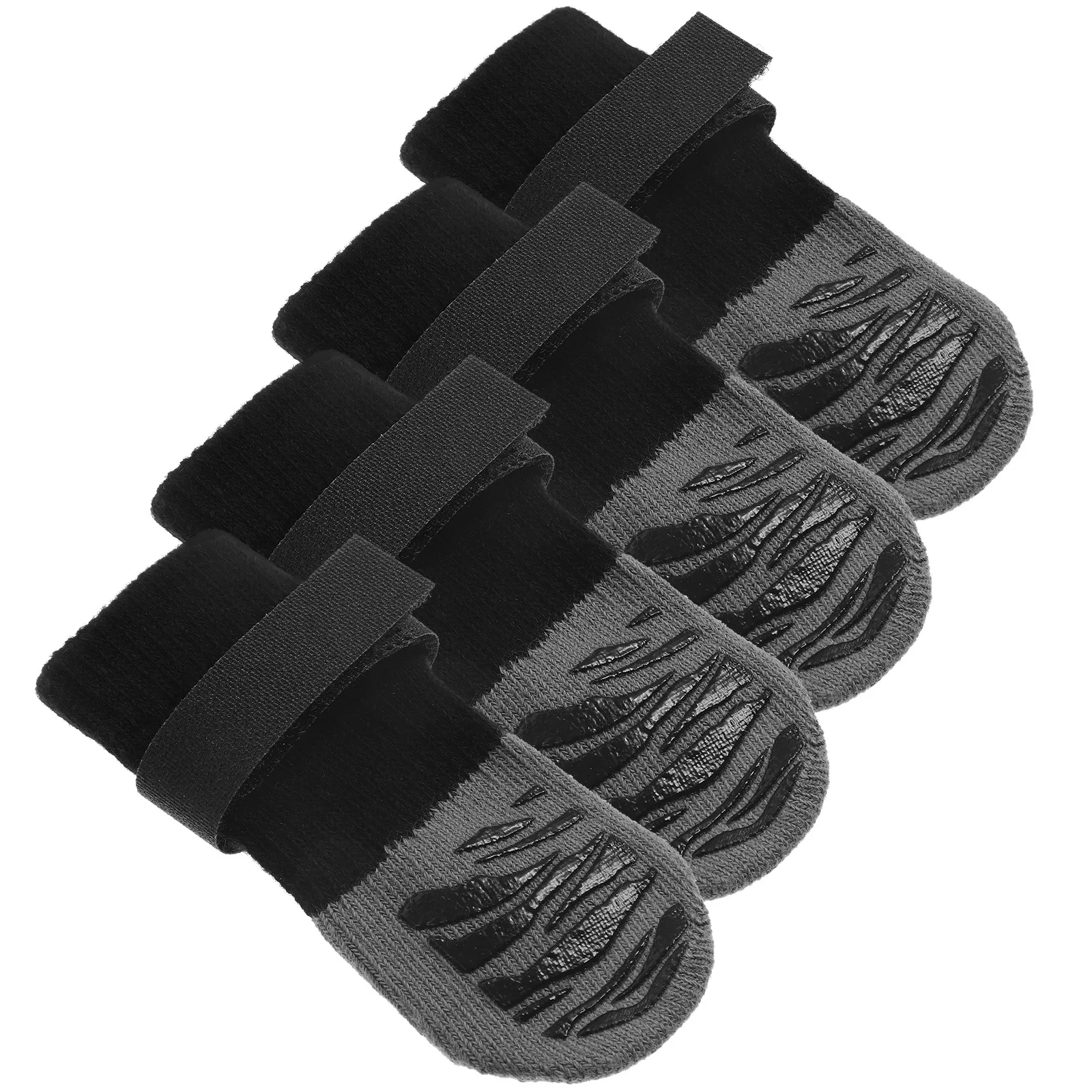 

4Pcs Pet Non Slip Shoes Socks Lightweight Breathable Outdoor Walking Dog Cat Socks Comfortable Fit Adorable Paw Protectors