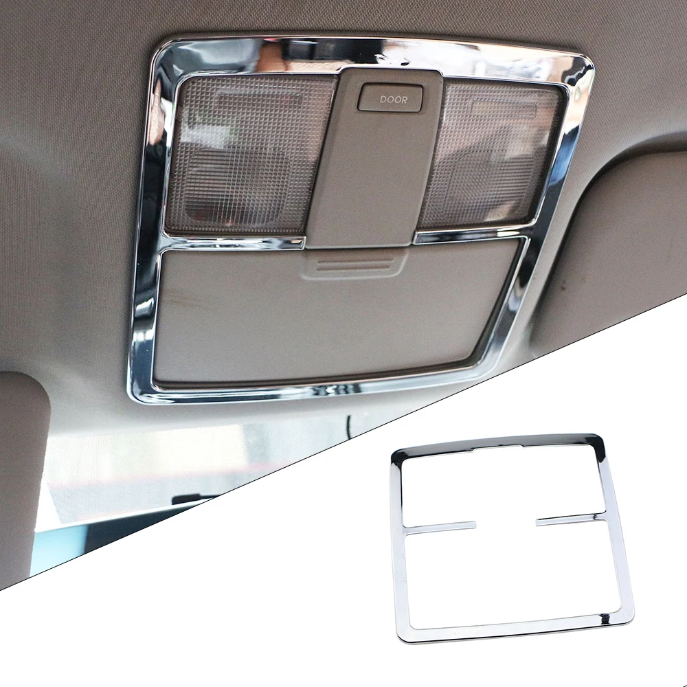 ABS Chrome Reading Lamp Cover Trim Roof Read Lights Frame Decoration for Kia Sportage 3 SL 2012 -2016 Car Sticker
